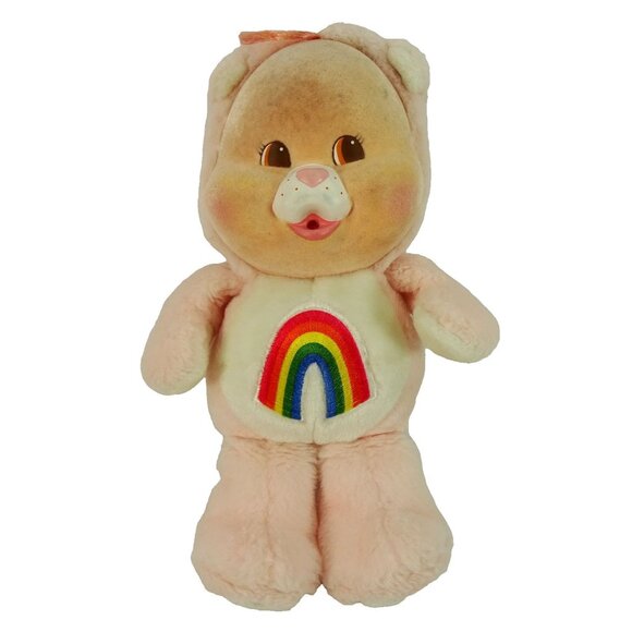 Vintage Care Bear Cub Cheer Bear Pink Rainbow Kenner 1986 - Picture 1 of 11